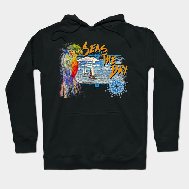 Seas The Day Hoodie by Joaddo